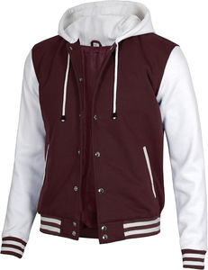 Chaquetas Varsity de Estilo Urbano para Hombre, Personalizables, con Cuello Alto, Bordado Chenille y Patchwork, al por Mayor - Product Image 3