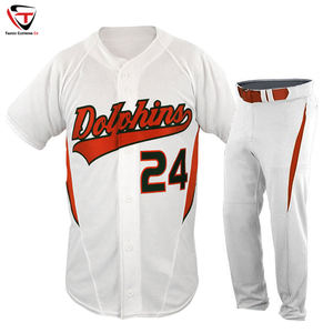 2025 OEM nouveau Baseball Softball uniformes ensemble 100% Polyester respirant conception personnalisable pour les hommes uniformes de Baseball - Product Image 5