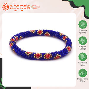 Pulseras de Cuentas de Vidrio Hechas a Mano de Ahana, Origen Nepal, para Mujer, Diseño Moderno, Calidad Superior, Uso Casual, Confiable - Product Image 2