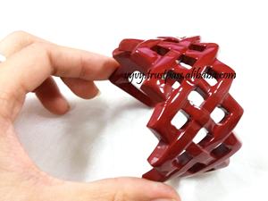 VC02 Moda Ajustable Hecho a mano Ecológico Cuerno de búfalo Brazalete Joyería - Product Image 2