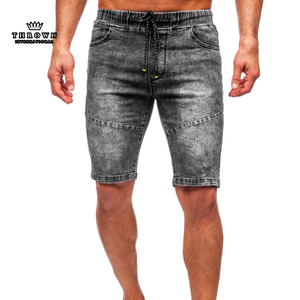 Shorts de Mezclilla para Hombre de Alta Calidad, Personalizados, Estilo Único, Cintura Alta, Desgastados, con Parches Bordados, Inspirados en el Streetwear - Product Image 2