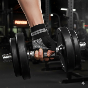 Guantes Deportivos Rexfit para Hombre, para Levantamiento de Pesas, Protección Completa de la Palma |   Agarre Ultra Transpirable para Entrenamiento en Gimnasio - Product Image 2