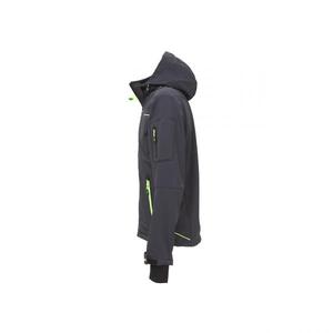 Chaqueta Softshell para mujer del espacio Gris Asfalto/Verde Cómoda y con estilo, de la marca de la moda, de la marca del año 2000 - Product Image 4