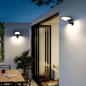 Lampe solaire de sécurité sans fil avec détecteur de mouvement, 56 LED, 500 <span class=keywords><strong>lumens</strong></span>, angle de faisceau de 20 degrés, étanche, <span class=keywords><strong>applique</strong></span> murale extérieure en polycarbonate - Product Image 3