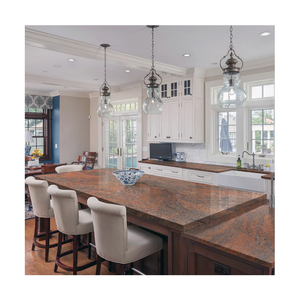 เคาน์เตอร์กระเบื้องหินแกรนิตออโรร่าขัดมันสำหรับห้องครัวขนาดอินเดีย - Product Image 5