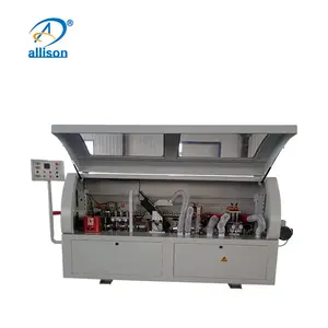 Plywood woodworking machine straight automatic edge banding and trimming machine for acrylic and cabinet