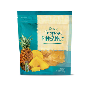 Emballage de collation avec logo OEM Tranches d'ananas biologiques séchés doux en vrac à faible quantité minimale de commande - Product Image 3