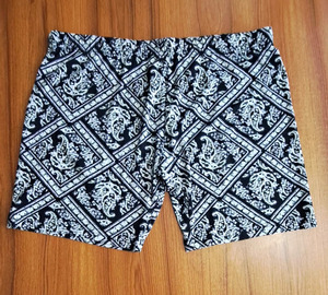 Shorts de planche minces pour femmes nouveau Style été cravate-teinture imprimé respirant taille élastique exportable du Bangladesh coton - Product Image 4