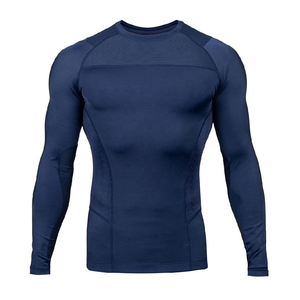 Rashguard de Alta Calidad para Hombre, con Protección Solar UPF50, Impresión por Transferencia de Calor, Nailon y Poliéster, para BJJ y MMA, con Logotipo Frontal - Product Image 1