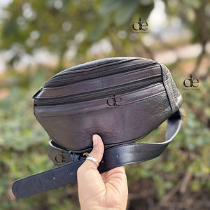 Cinturón de Cuero Genuino con Bolsillo, Bolso de Viaje Moderno, Único y Elegante, Fácil de Llevar, Nuevo, Cinturón para Dinero Multiusos - Product Image 1