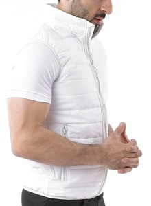 Chaleco de lana de algodón de invierno transpirable para hombre de alta calidad 2025, chaquetas informales cálidas sin mangas, ropa exterior con servicio OEM - Product Image 6