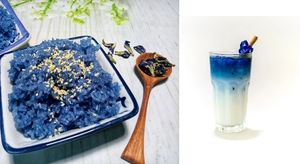 Fleurs de pois papillon séchées entières avec un ton visuel bleu vif, une texture de pétale raffinée et une apparence naturelle distinctive - Product Image 3