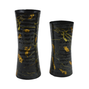 Soporte de maceta de hierro con acabado esmaltado a mano Diseños de tendencia para la decoración del jardín del hogar Florero de piso - Product Image 6