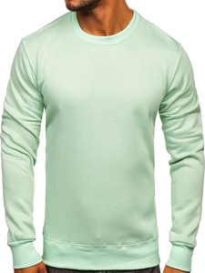 Cols et garnitures en tricot côtelé personnalisé 100% coton sweat-shirt en coton gris col rond vêtements de rue sweat à capuche uni et vierge sweat-shirt pour hommes - Product Image 4