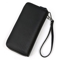 Dompet Wanita Vintage Kulit Asli Panjang dengan Penutup, Ukuran Dapat Disesuaikan & Kapasitas Besar untuk Perjalanan-LSW-0009