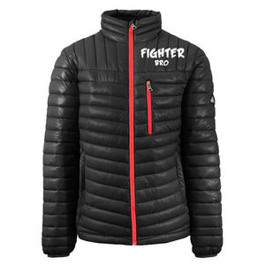 Chaqueta acolchada con capucha para hombre con logotipo personalizado para abrigos de burbujas de invierno decoración bordada cortavientos - Product Image 2