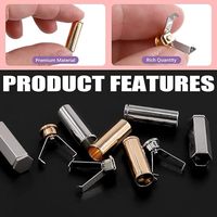 Accessoires pour vêtements 300 Couleur Métal Cordon Extrémité Vis Hoodies Metal Drawstring Tips Stopper for Garment