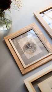 Cadre photo en bois personnalisé Couleur naturelle Créatif Luxe Rustique Fait à la main Haute qualité Décoration murale Cadre photo - Product Image 5