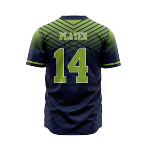 Uniforme de béisbol transpirable de nuevo diseño único clásico último de alta calidad al por mayor 100% poliéster uniforme de béisbol al por mayor - Product Image 5