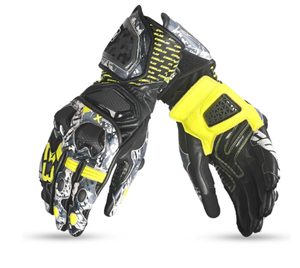 ถุงมือหนังแท้สำหรับขี่มอเตอร์ไซค์ รุ่น STOCK GW016J2 สำหรับแข่งรถมอเตอร์ไซค์วิบาก สกี กันน้ำ เหมาะสำหรับเล่นกีฬาในฤดูหนาว - Product Image 2