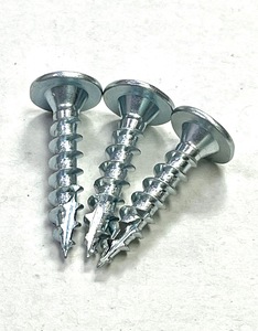 Vis à pince à tête plate en acier standard ISO Vis à pince à joint à profil bas avec finition zinguée mesurée en pouces - Product Image 1