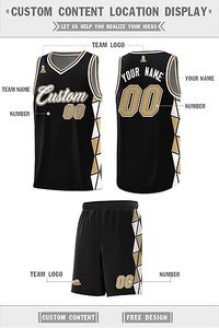 Maillot de basket-ball de haute qualité col en v avec numéro de nom et logo personnalisés et maillots respirants pour le sport - Product Image 2