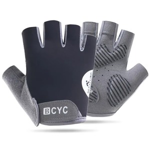 Gants de musculation personnalisés à demi-doigts, gants de fitness, entraînement en salle de sport, entraînement en plein air, enveloppe de poignet réglable, antidérapants, gants de vélo OEM - Product Image 4