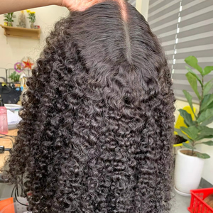 Haute qualité vietnamien usine cheveux bouclés dentelle avant perruque Remy cheveux prix de trame unique - Product Image 5