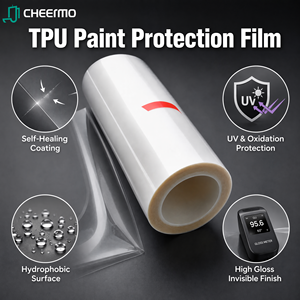 Película Protectora de Pintura para Automóviles de TPU Premium, Película Protectora de Pintura Hidrofóbica Autoregenerable, Envoltura Transparente Resistente a los Rayos UV y al Amarilleamiento - Product Image 2