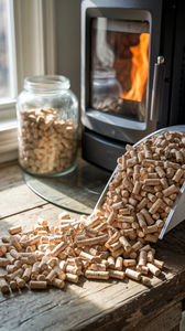 Granulés de bois de pin à haute valeur calorifique, produits à partir de bois tendre pur pour une combustion de biomasse fiable et une production de chaleur constante - Product Image 6