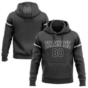 Sudadera con capucha para hombre de nuevo estilo con logotipo bordado personalizado/Sudadera con capucha de color sólido y cuello para hombre - Product Image 1