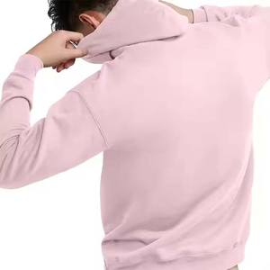 Sudadera con capucha de color sólido de lana de algodón y poliéster de peso pesado para hombre, tops holgados con botón, Sudadera con capucha de manga larga elegante para hombre - Product Image 4
