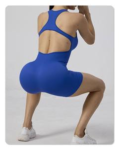 Mono Deportivo de Verano Personalizado, de Cintura Alta, Sexy, con Tirantes en la Espalda, para Mujer, de Una Pieza, Sin Costuras, de Secado Rápido y Transpirable - Product Image 4