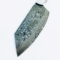 Couteau de couperet damas fait à la main professionnel avec manche en bois couteau de chef de cuisine tranchant de Style japonais pour la coupe de boucherie