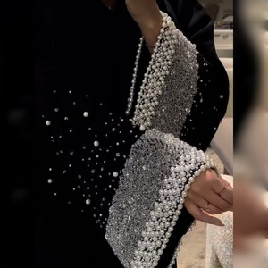 Abaya de Turquie en Gros sur Mesure, Vêtement Islamique, Abaya de Luxe Élégante pour Femme de Petite Taille, Robe Musulmane pour Femme, Abaya de Dubaï en Satin à Manches à Volants - Product Image 1