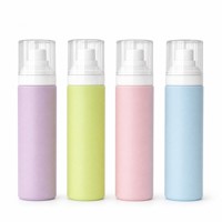 Flacon pulvérisateur vide à fine brume 30ml 50ml 80ml 100ml en PET pour cosmétiques, parfums et toniques, avec impression de logo personnalisée