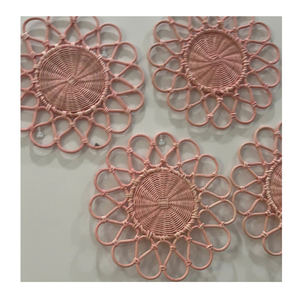 Natural Woven Rattan Plate And Rattan <b>Placemat</b> For Dining Table Use Food Serving And Beautiful Interior Decoration - Product Image 3