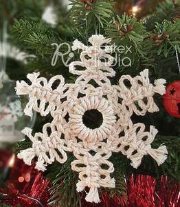 Ornement décoratif de noël en macramé de coton, fournisseur en vrac et fabrication par réfractex inde fabriqué en inde pour la meilleure qualité et - Product Image 5