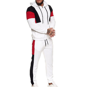 Chándal deportivo de nailon transpirable ligero para hombre, ropa de calle de entrenamiento de gimnasio con estampado sólido, conjunto de Fitness de invierno con cremallera a prueba de viento - Product Image 3