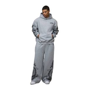 Sweat-shirts à capuche pour hommes, en coton 100% respirant, de qualité supérieure, à manches longues, pour la salle de sport et le fitness, design simple personnalisé, vente en gros - Product Image 1