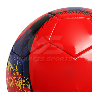 Ballon de football professionnel OEM Logo personnalisé en cuir PU taille 5 Durable entraînement Match Football approvisionnement en gros - Product Image 5