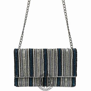 Bolso de Mano Rectangular Único con Cuentas Hechas a Mano de Noorims Akbar, Bolso de Poliéster con Cuentas de Vidrio Coloridas, Bolso de Moda, Venta al Por Mayor, Personalizado - Product Image 4