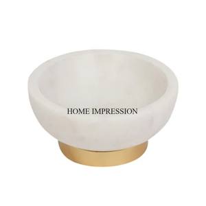 Most Demanded White Color Marble Made Round Shape <b>Mortar</b> and Pestle Customized Size and Logo Available From India in Low Price - Product Image 6