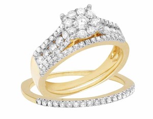 แหวนเพชรเม็ดเดี่ยวสีเงิน S925สำหรับผู้หญิงชุดสำหรับเจ้าสาวประดับเพชรเม็ดเล็กสำหรับงานหมั้น - Product Image 1