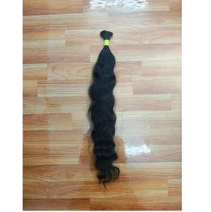 Cabello Virgen Indio Ondulado Crudo Más Vendido para Extensiones de Cabello, Fabricación de Pelucas y Uso en Salón Disponible a Precio Descontado - Product Image 2