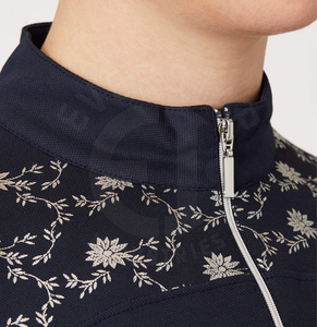 เสื้อโปโลผู้หญิงคุณภาพพรีเมี่ยม '00% เสื้อโปโลผ้าฝ้ายระบายอากาศพิมพ์ลายจากปากีสถาน - Product Image 6