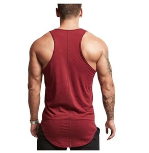 Culturismo Stringer Tank Top Hombres Malla Gimnasio Camiseta sin mangas Hombres Fitness Chaleco Singlet Ropa deportiva Entrenamiento Tank Top - Product Image 3