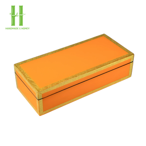 Nouvelle tendance Boîte à bijoux en laque Laque personnalisée à haute brillance Cadeau de luxe Boîte d'emballage de bijoux en bois OEM Made in Vietnam - Product Image 4