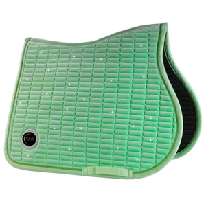 CLOVELIS IMPEX Tapis de selle pour cheval personnalisé de qualité supérieure avec finition satinée et style diamant, fabricant sur mesure en gros - Product Image 1