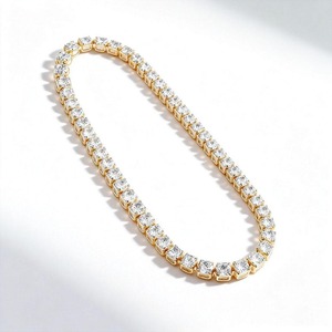 Export Quality Moissanite Diamond Studded <b>Square</b> Bracelets for Unisex Hip Hop Moissanite Bracelets From India - Product Image 1
